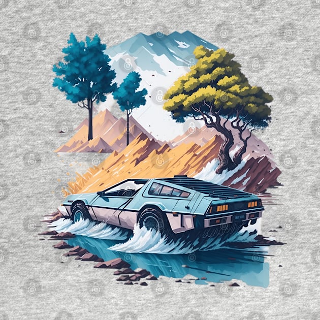 Summer Art DMC DeLorean by Shop Goods